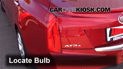 2013 Cadillac ATS Performance 3.6L V6 FlexFuel Lights Turn Signal - Rear (replace bulb)